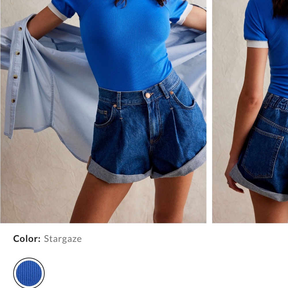 We The Free Danny Blue Jean Shorts